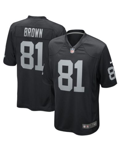 Мужская джерси Nike Tim Brown Las Vegas Raiders Game Retired Player Black