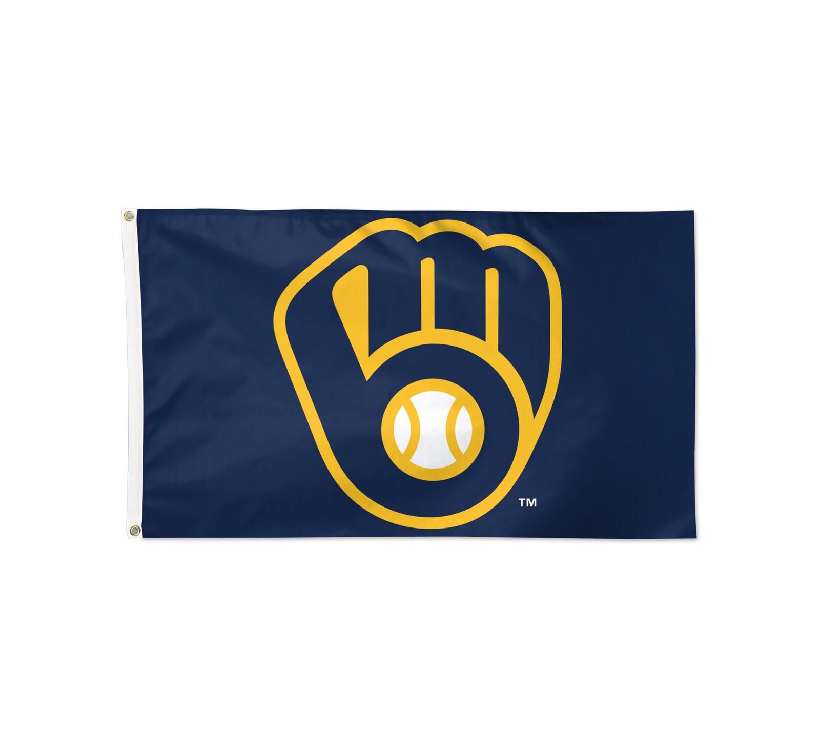 Wincraft Milwaukee Brewers 3' x 5' Primary Logo Single-Sided Flag