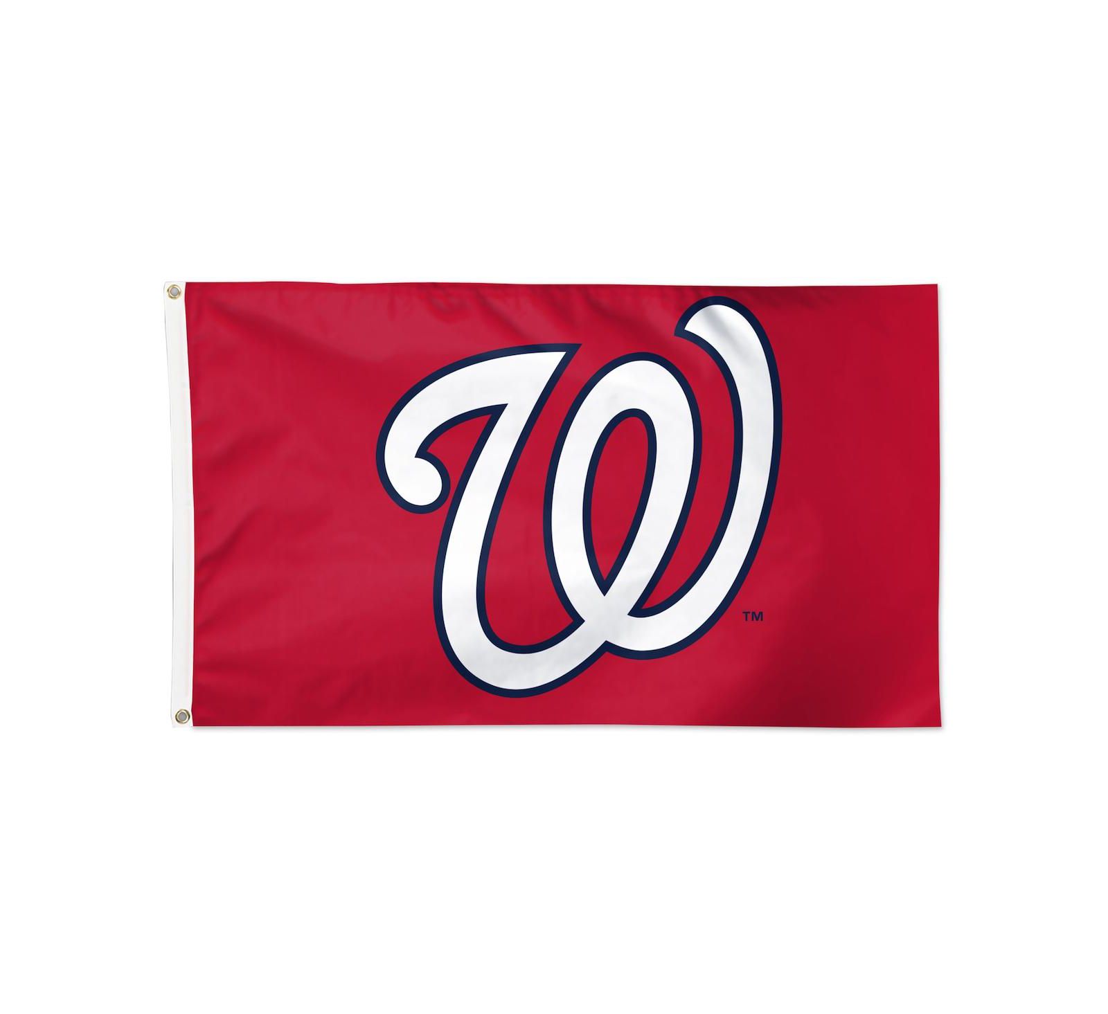 Флаг Wincraft Washington Nationals 3' x 5' Primary Logo Single-Sided