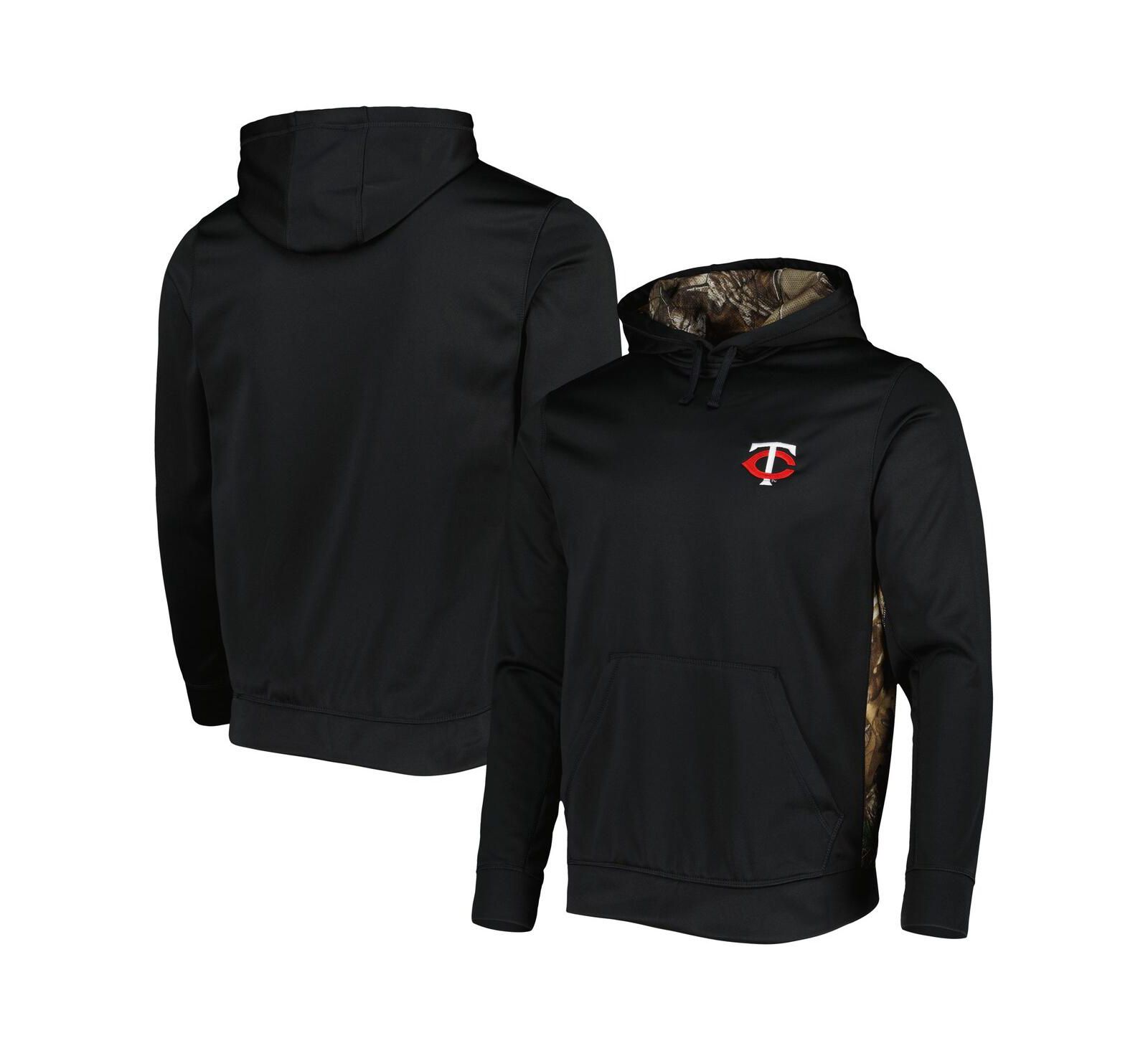Худи Dunbrooke Men's Black, Camo Minnesota Twins Ranger Pullover