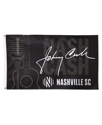 Wincraft Nashville SC x Johnny Cash флаг Deluxe 3' x 5' с одной стороны