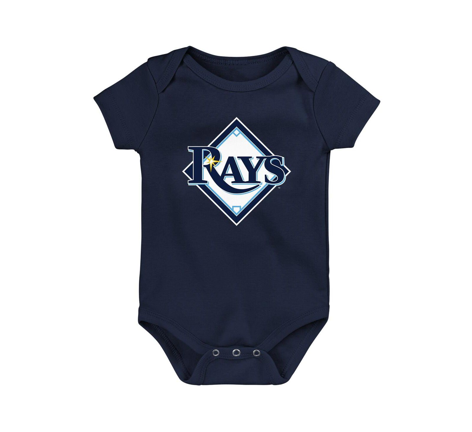 Боди для новорожденных мальчиков и девочек Tampa Bay Rays, темно-синее