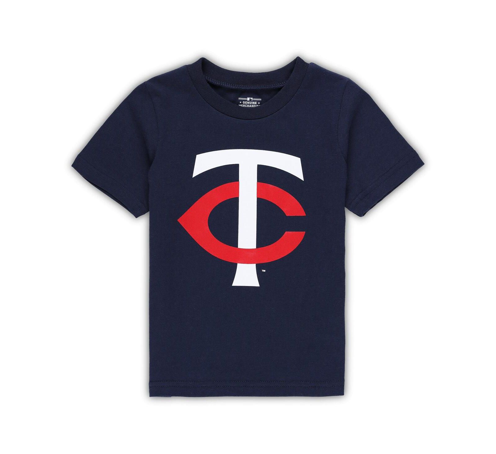 Детская футболка Minnesota Twins с логотипом, темно-синяя