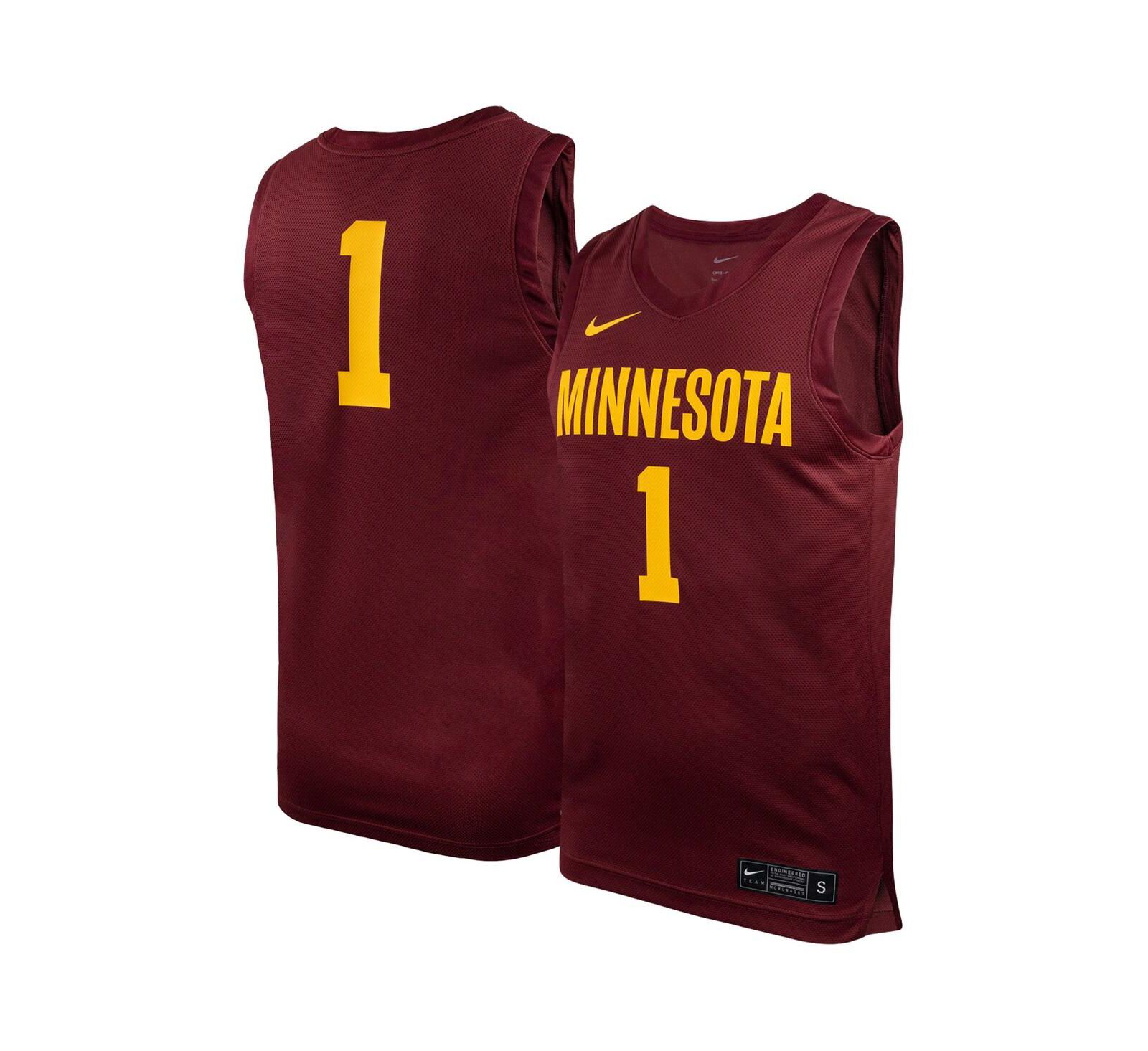 Nike Мужская баскетбольная джерси Minnesota Golden Gophers Team Replica