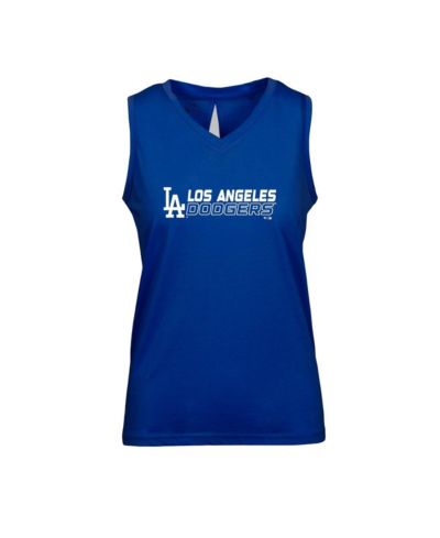 Женский топ LevelWear Royal Los Angeles Dodgers Paisley Chase V-Neck