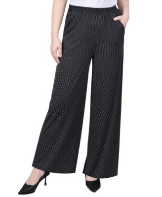 Женские широкие брюки NY Collection Petite Wide Leg Pull On