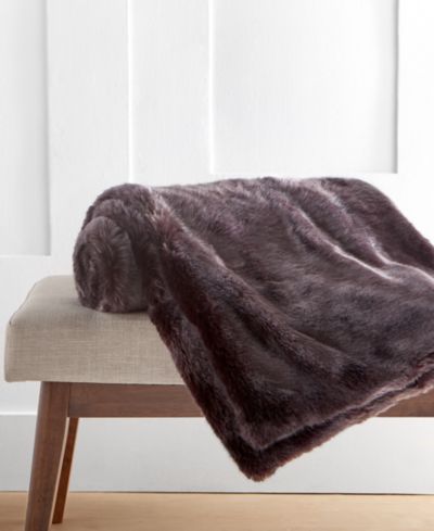 Плед Hotel Collection Lynx Faux Fur, 50" x 60"