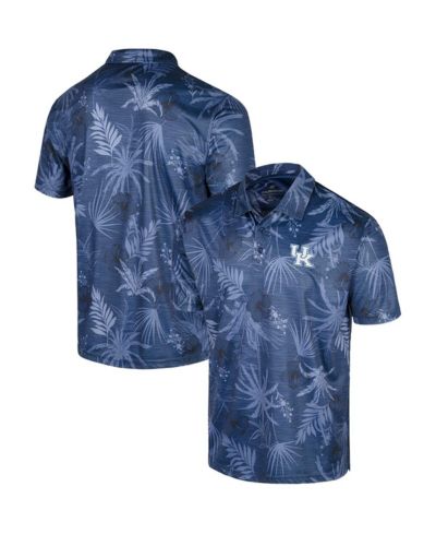 Colosseum Мужской поло-рубашка Royal Kentucky Wildcats Big and Tall Palms