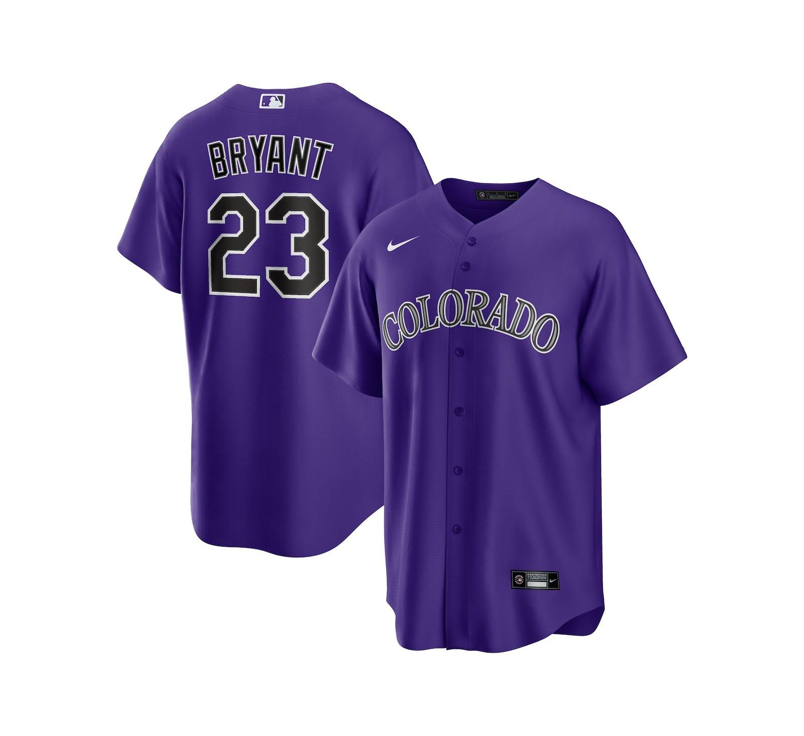 Джерси Nike Men's Kris Bryant Colorado Rockies