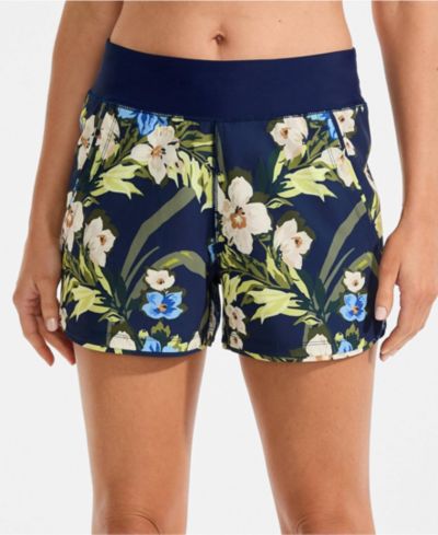 Lands' End Женский SunShade UPF 50 3" Board Shorts with Panty