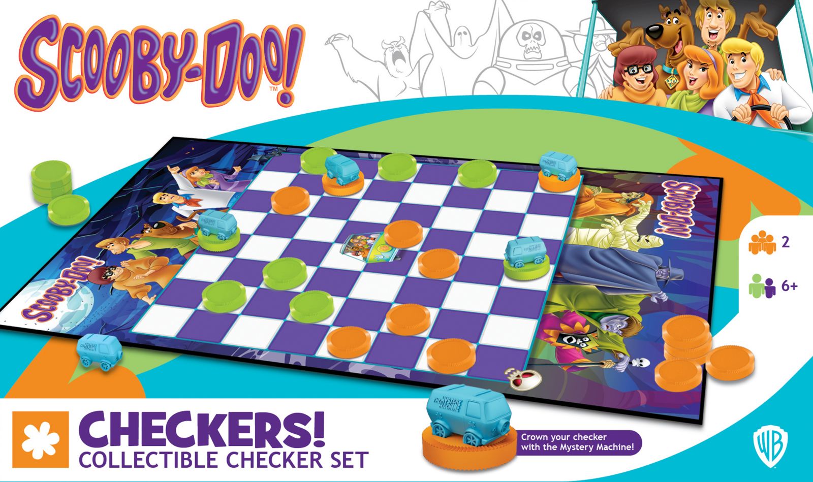 MasterPieces Hanna Barbara Scooby-Doo! Checkers для детей