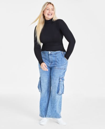 On 34th Women's Modal Long Sleeve Turtleneck, Created for Macy's