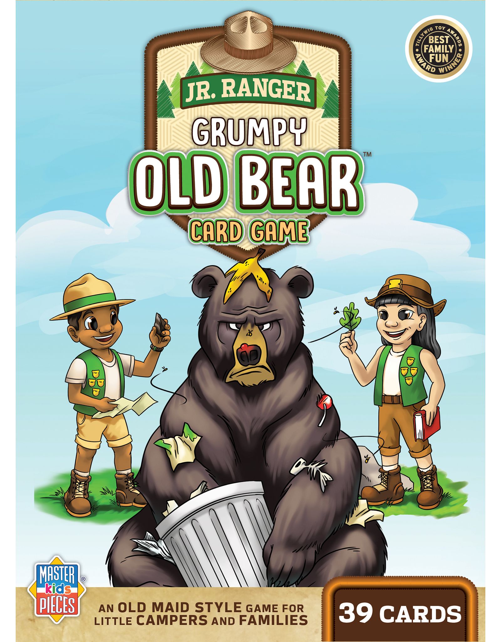 MasterPieces - Jr Ranger - Grumpy Old Bear Card Game для детей