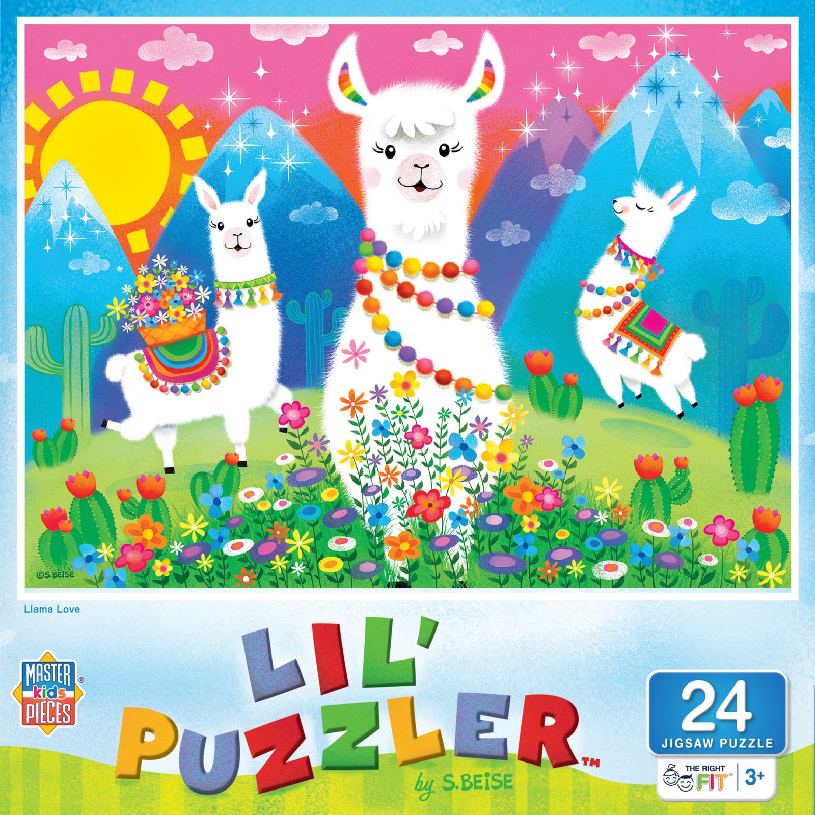 Пазл Lil Puzzler - Llama Love, 24 детали