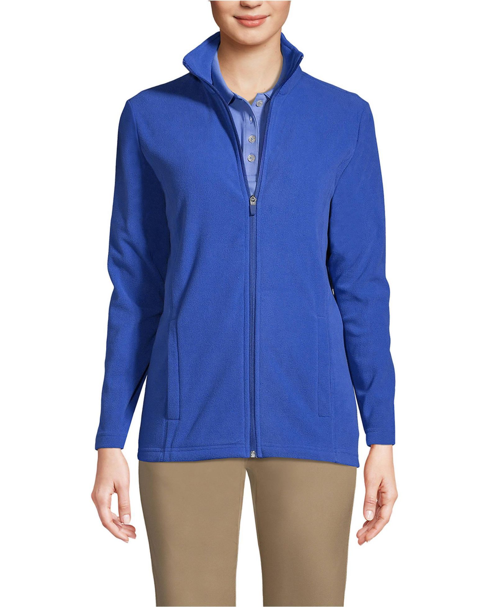 Lands' End Женский Tall Thermacheck 100 Fleece Jacket