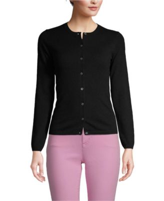 Lands' End женский классический кашемировый кардиган для высоких