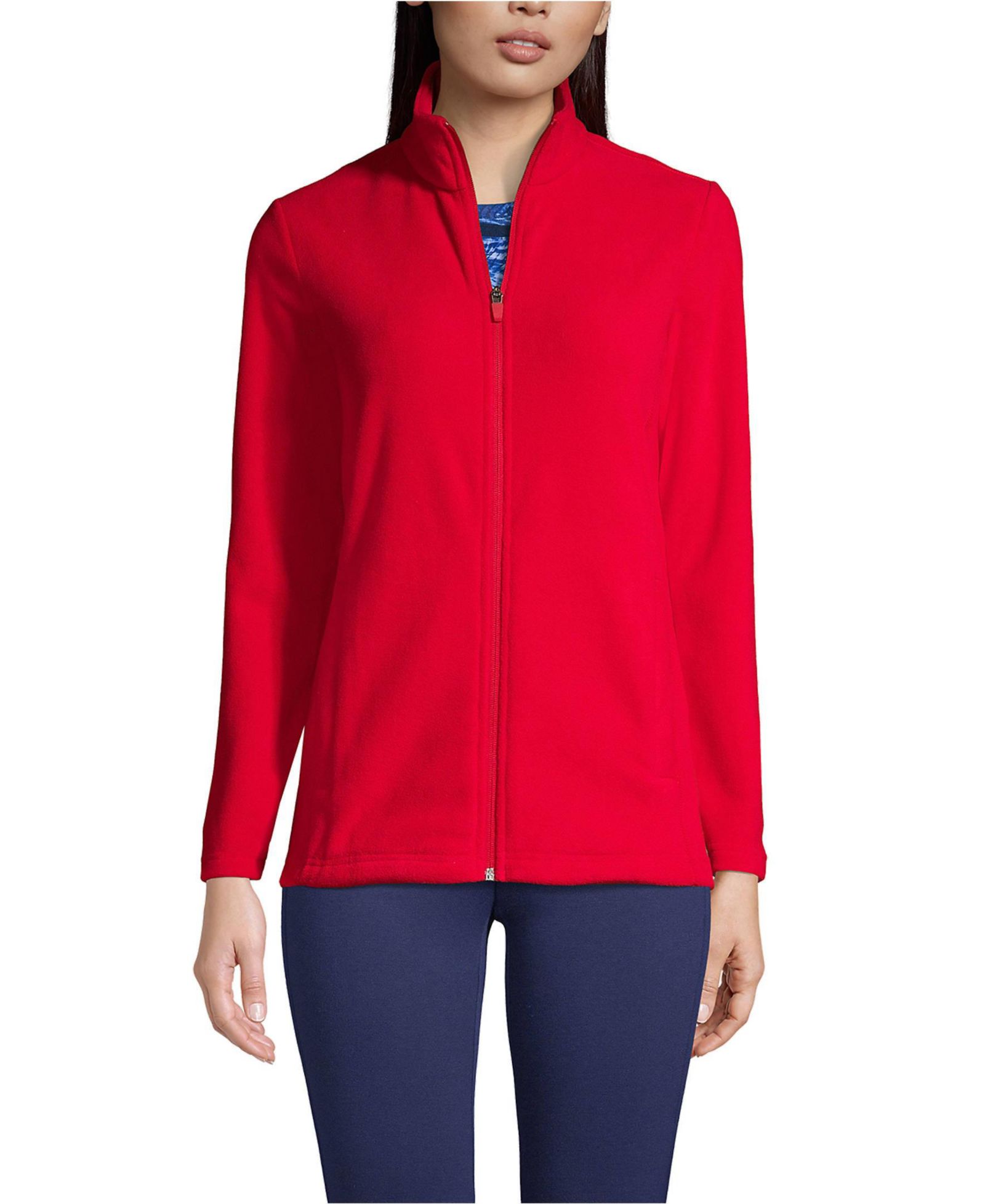 Lands' End Women's Anyweather Fleece Full Zip Jacket