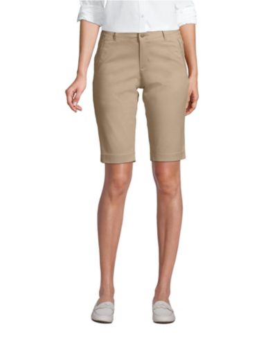 Женские шорты Lands' End Stretch Chino Bermuda