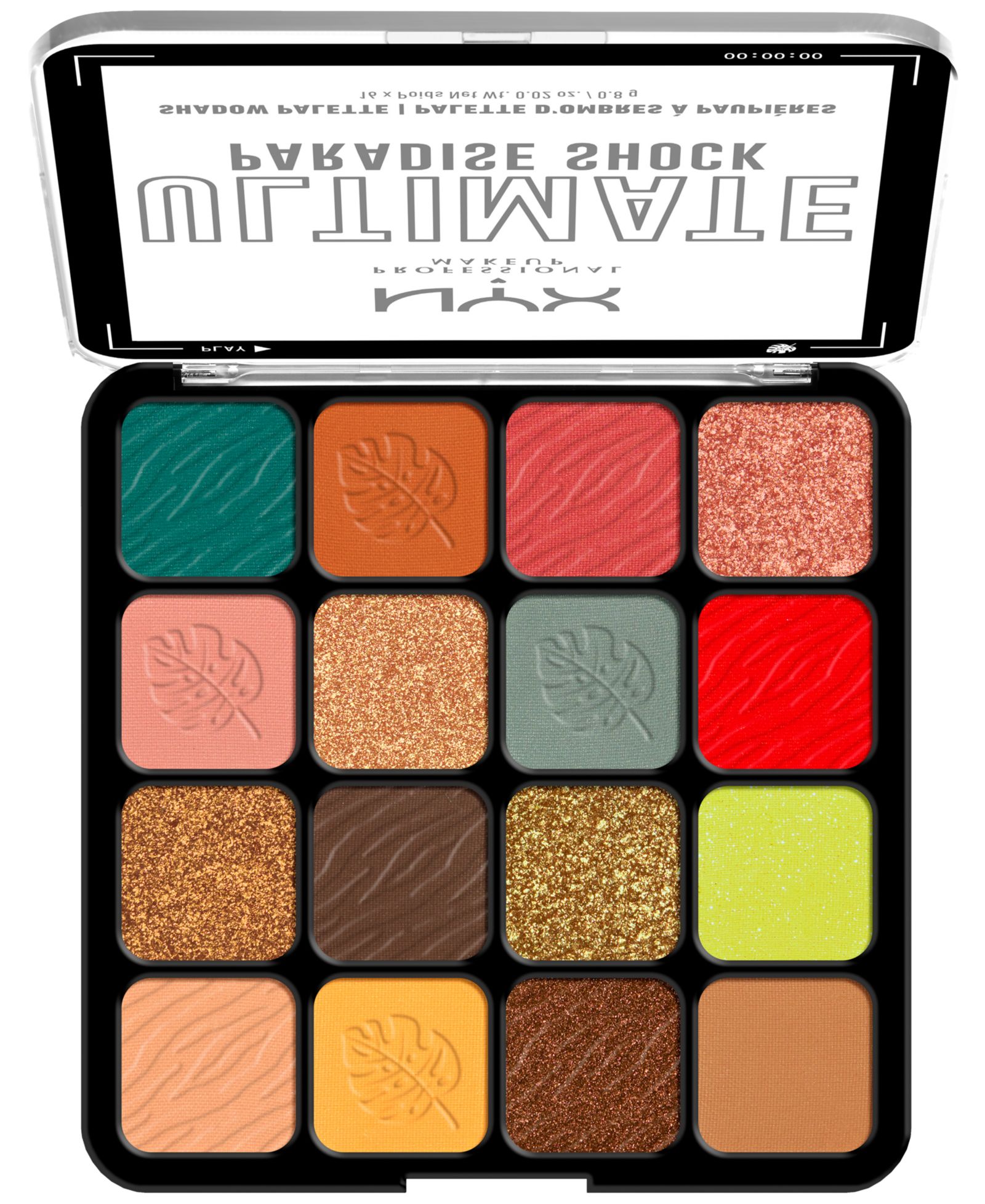 Палетка теней NYX Professional Makeup Ultimate Shadow Palette - Paradise Shock