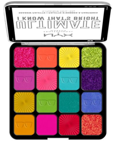 Палетка теней NYX Professional Makeup Ultimate Shadow Palette - I Know That's Bright