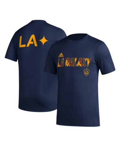 Мужская футболка adidas Navy LA Galaxy Team Jersey Hook AEROREADY