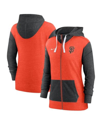 Женская худи Nike Orange San Francisco Giants Full-Zip