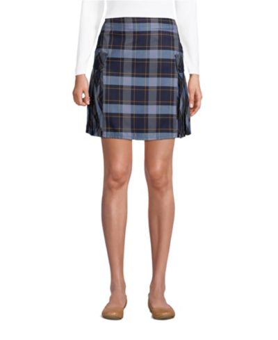Classic navy plaid