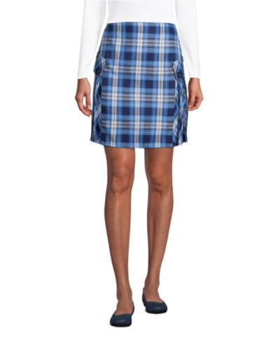 Clear blue plaid