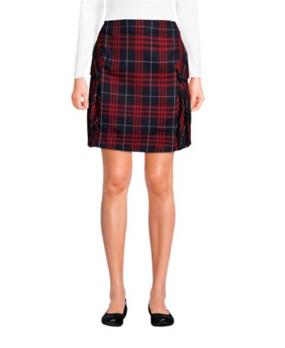 Classic navy large plaid