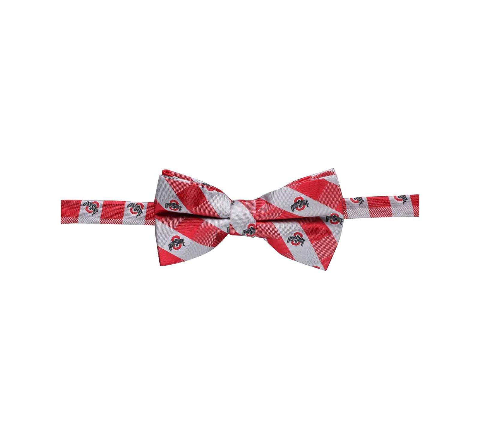 Men's Ohio State Buckeyes Check Bow Tie