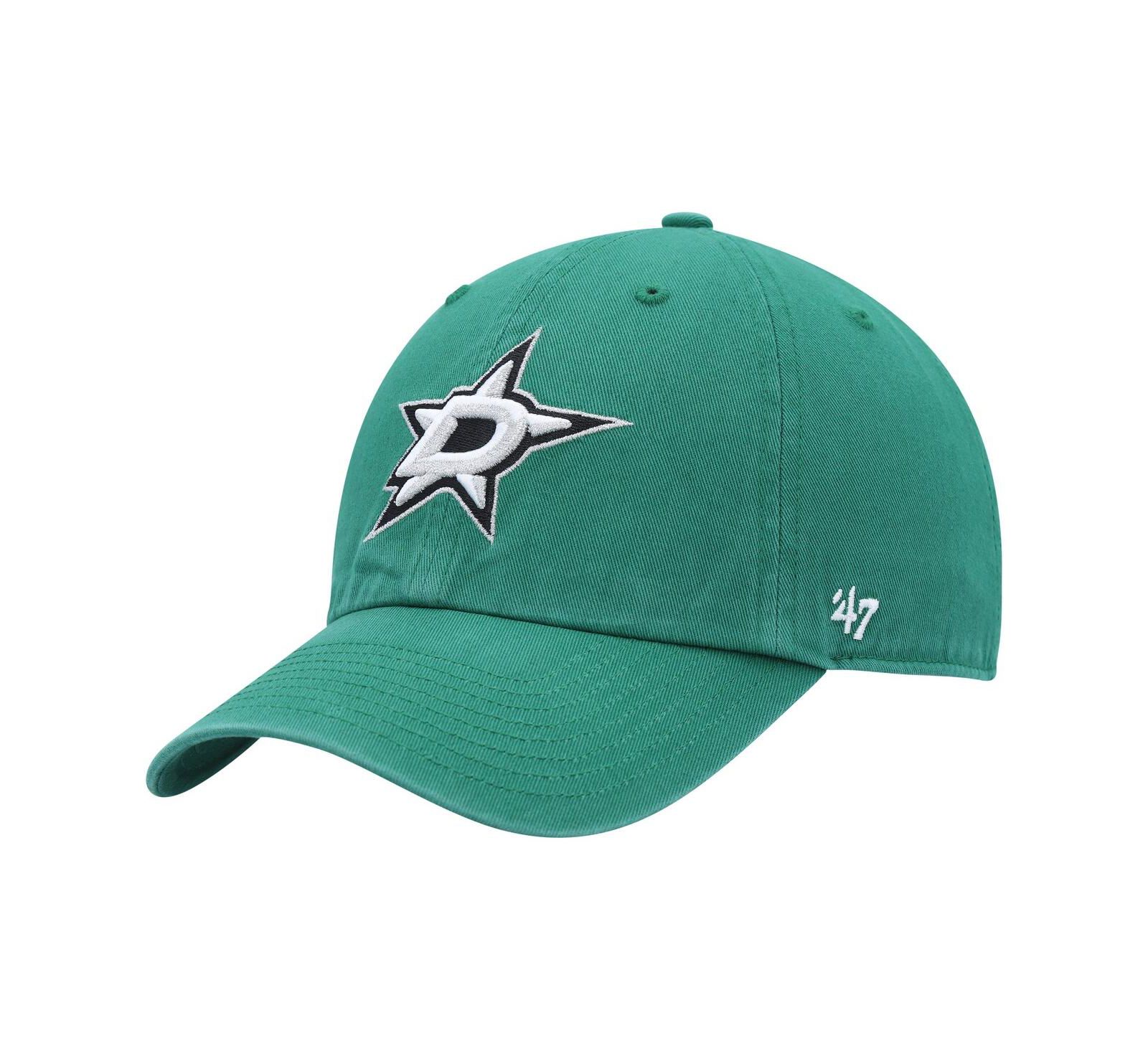 Men's '47 Brand Kelly Green Dallas Stars Clean Up Adjustable Hat