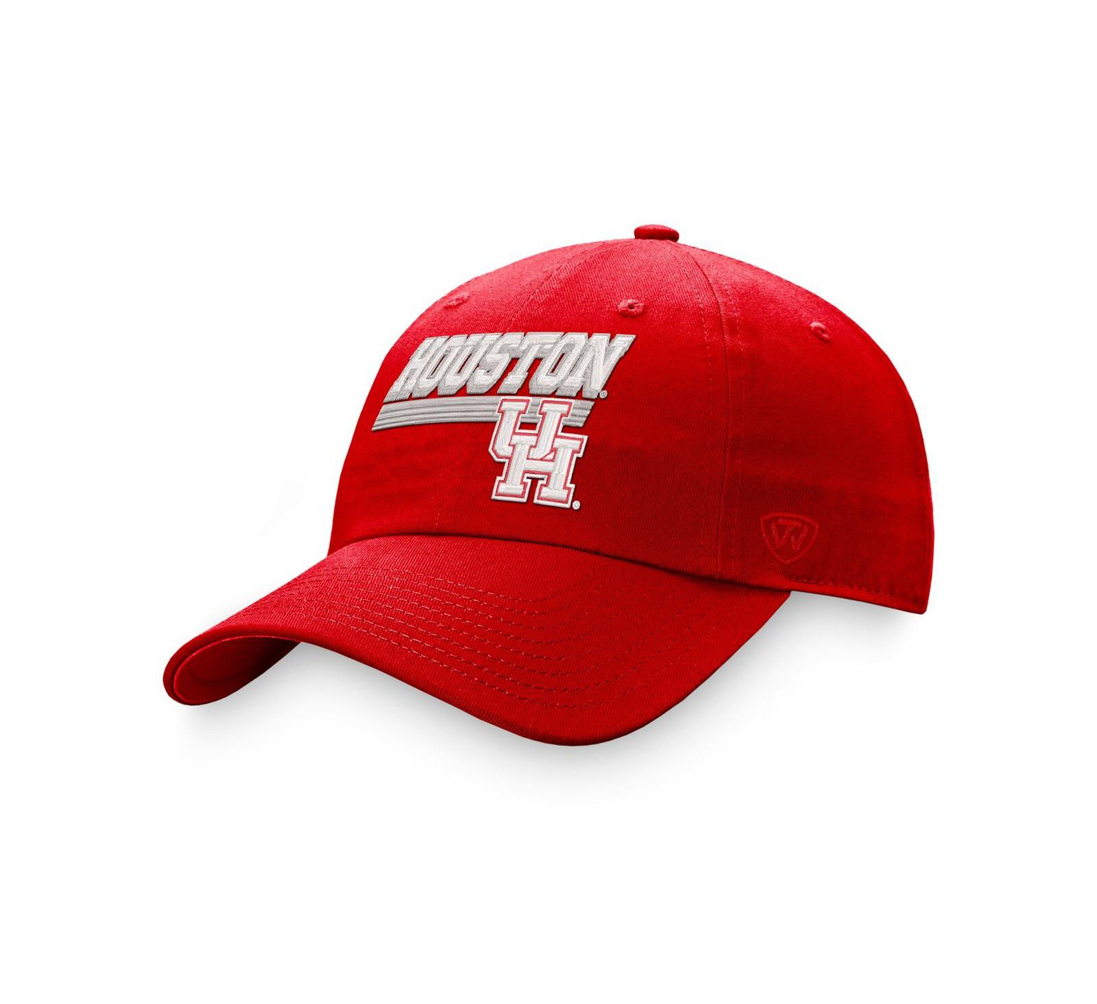 Мужская кепка Top of the World Red Houston Cougars Slice Adjustable Hat