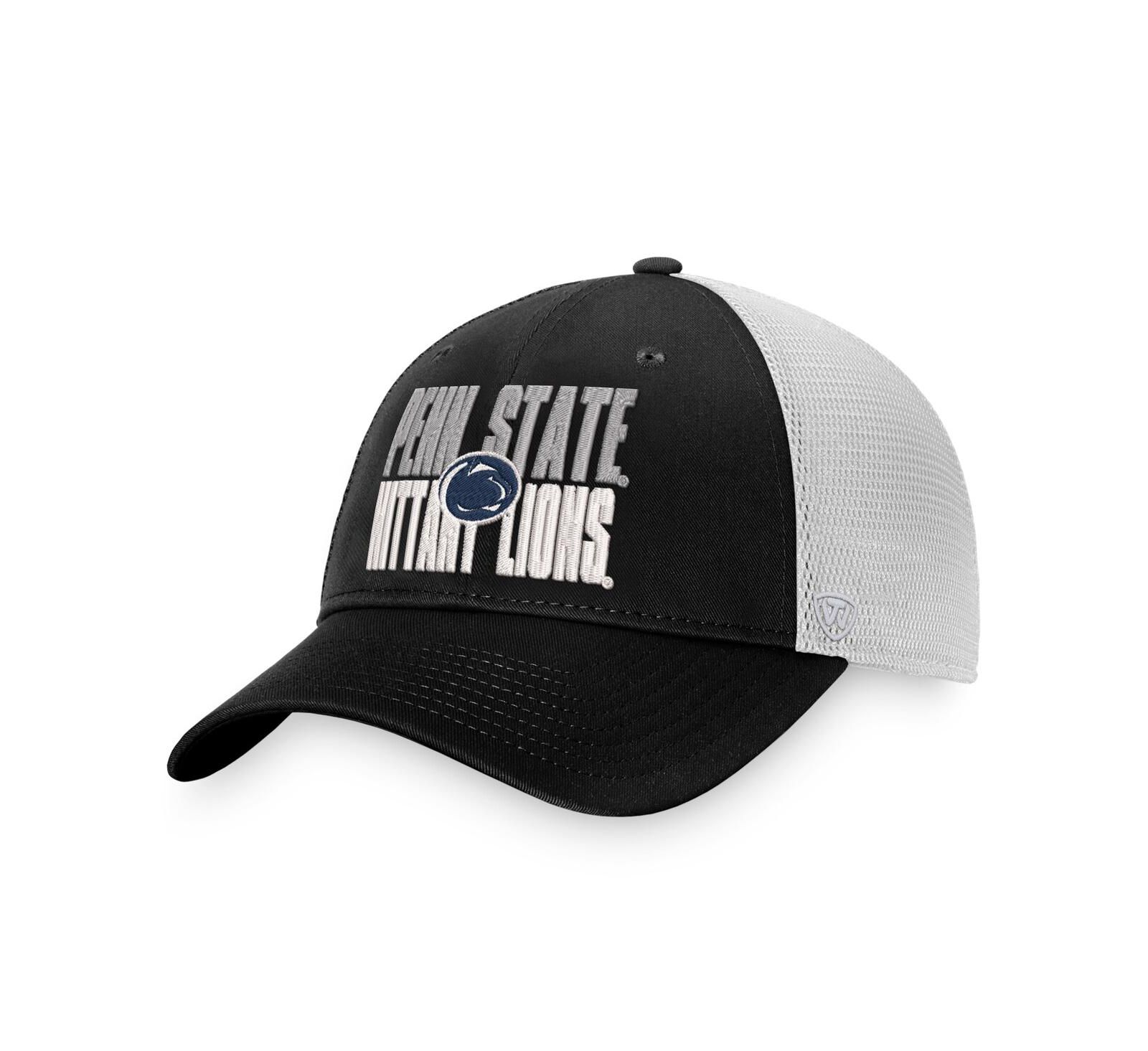Мужская кепка-снэпбэк Top of the World Penn State Nittany Lions, черная, белая