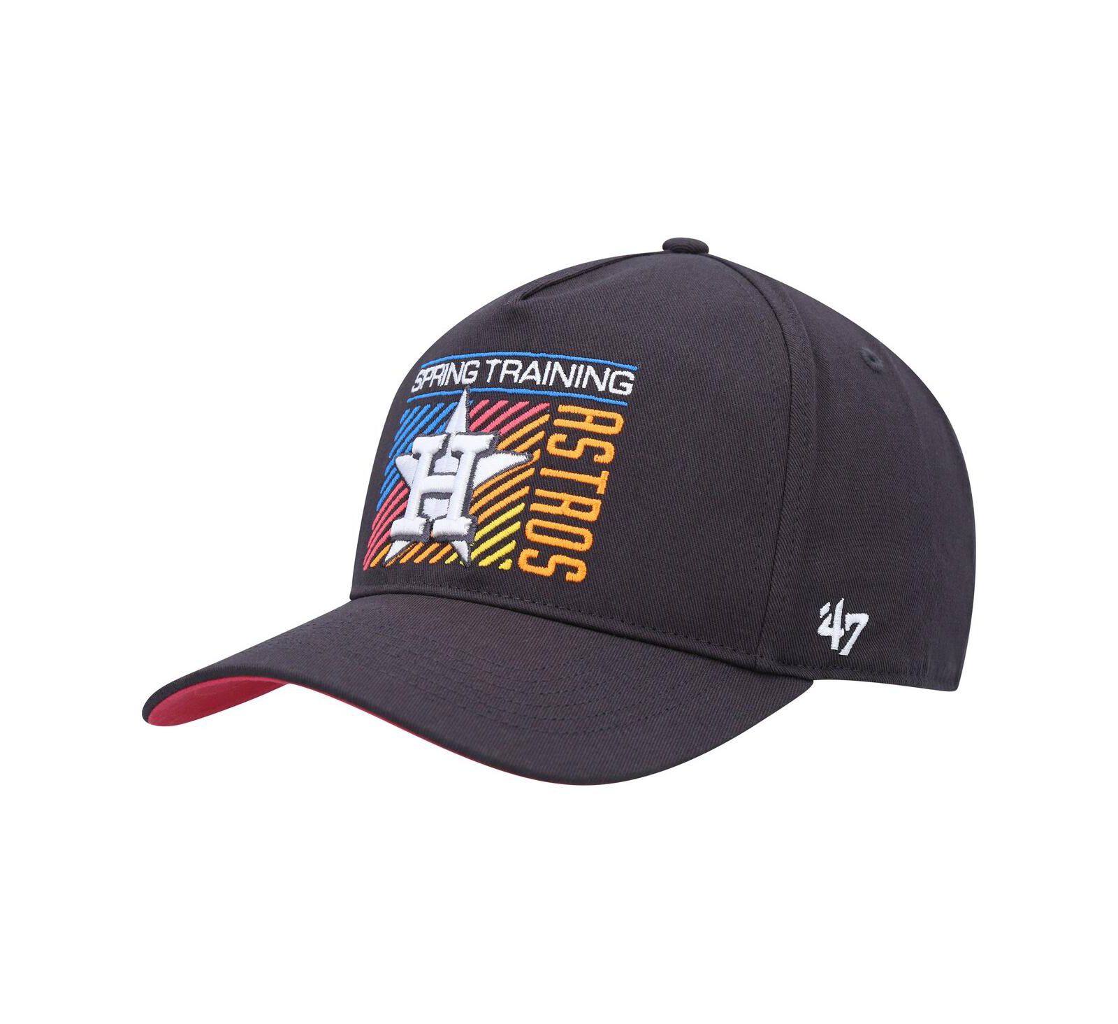 Men's '47 Brand  Charcoal Houston Astros 2023 Spring Training Reflex Hitch Snapback Hat