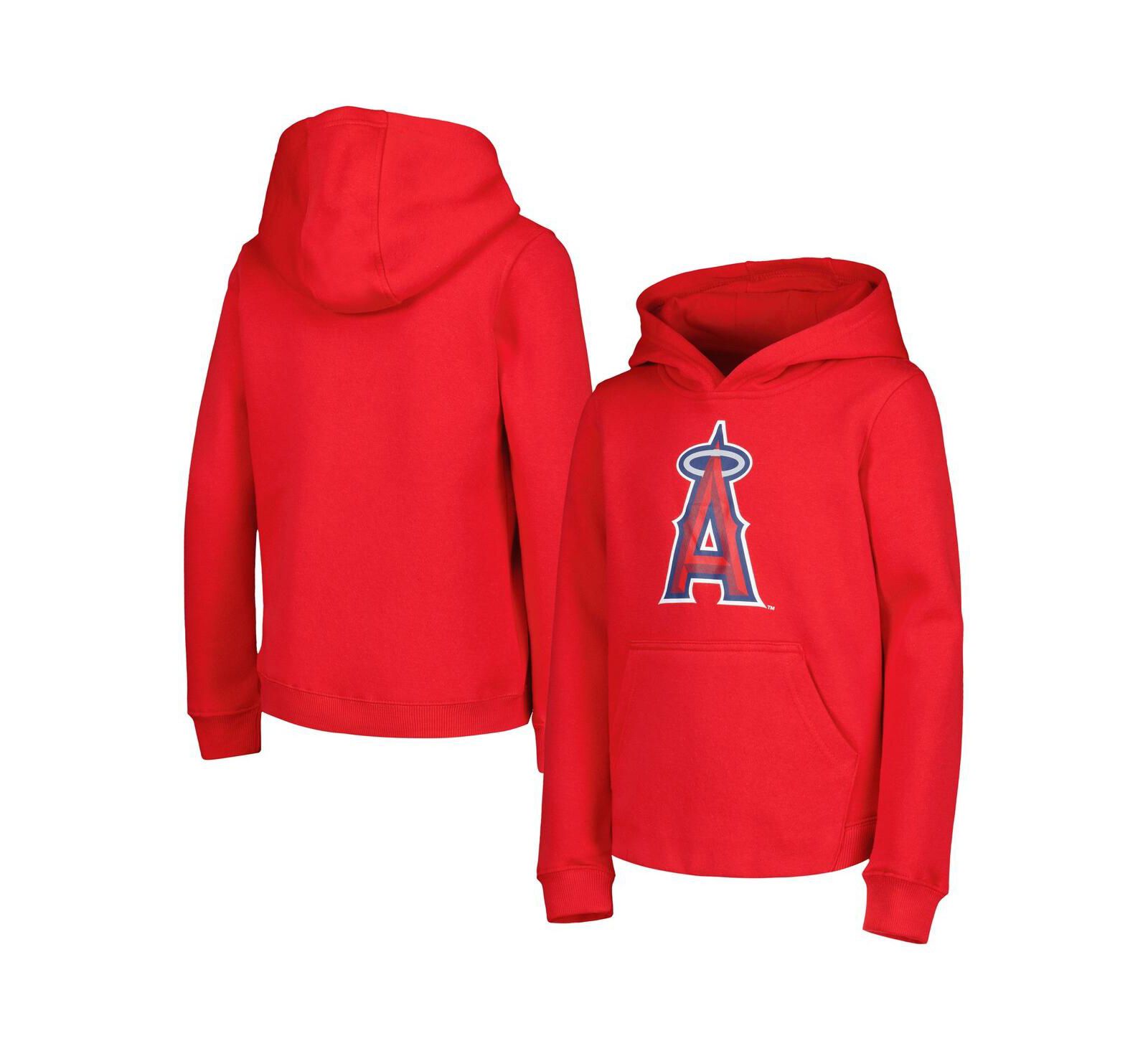 Худи с логотипом Los Angeles Angels для мальчиков и девочек, Red