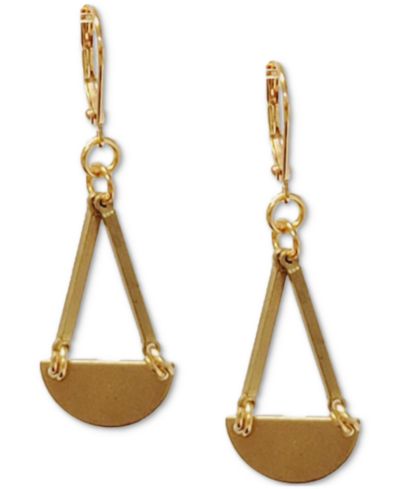 Серьги-подвески MINU Jewels Gold-Tone Geometric Chandelier