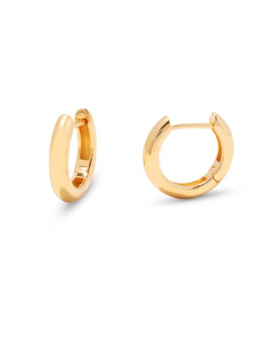 brook & york Серьги Livia Huggies из позолоченного вермейля 14K