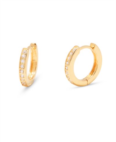 Серьги-кольца brook & york Annabel, 14K Gold-Plated Vermeil