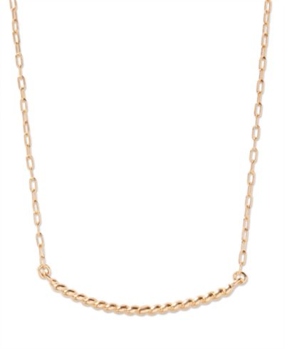 Колье brook & york Liv с текстурой канатов, 14K Gold-Plated