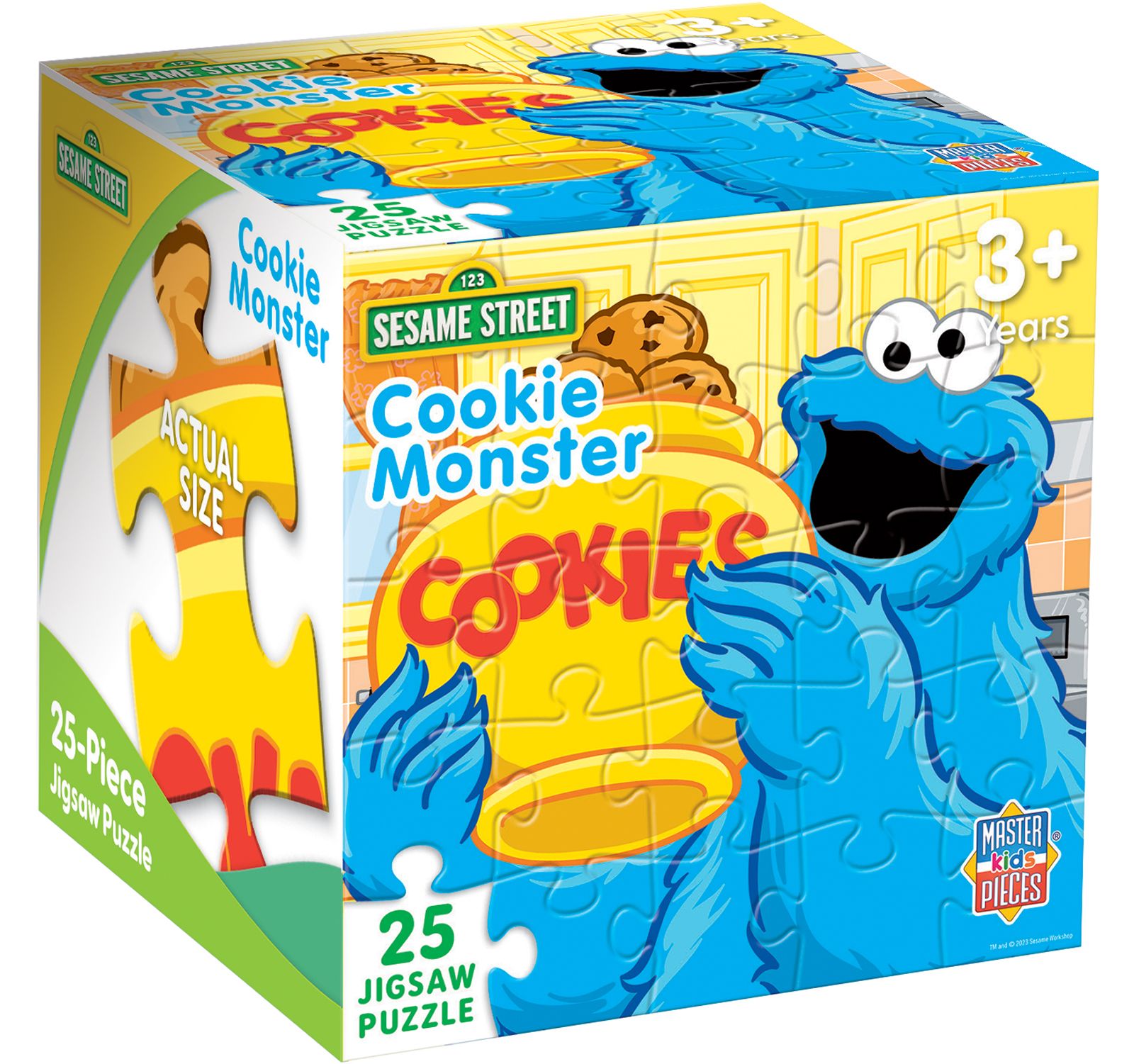 MasterPieces Sesame Street - Cookie Monster Пазл из 25 элементов