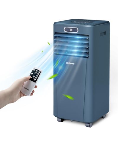 Costway Portable 10000 BTU 3 in 1 Air Cooler with Remote Control and Drying Function Air Conditioner