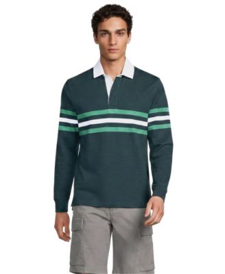 Green gables/blue stripe