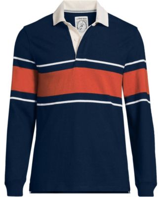 Navy/russet clay stripe