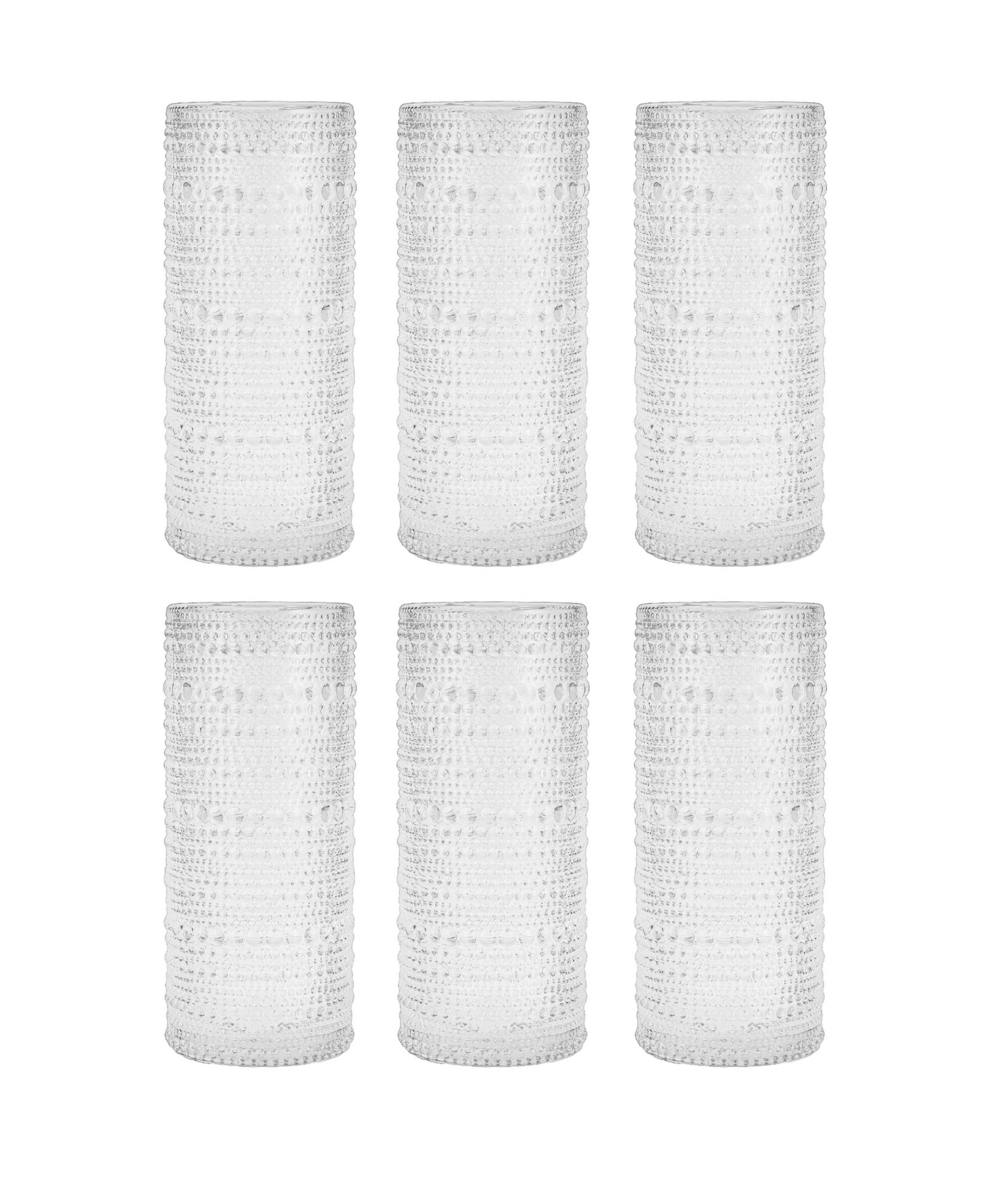 Fortessa Jupiter Collins Highball Glasses, Set of 6