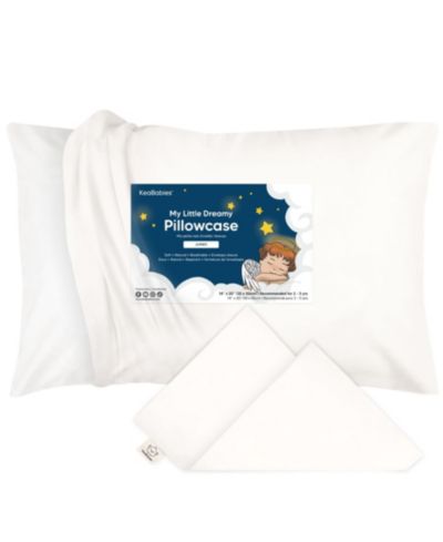 KeaBabies Toddler Pillowcase for 14X20 Pillow, Organic Pillow Case, Travel Pillow Case Cover
