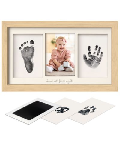 KeaBabies Inkless Baby Hand And Footprint Kit Frame, Mess Free Baby Picture Frame for Newborn