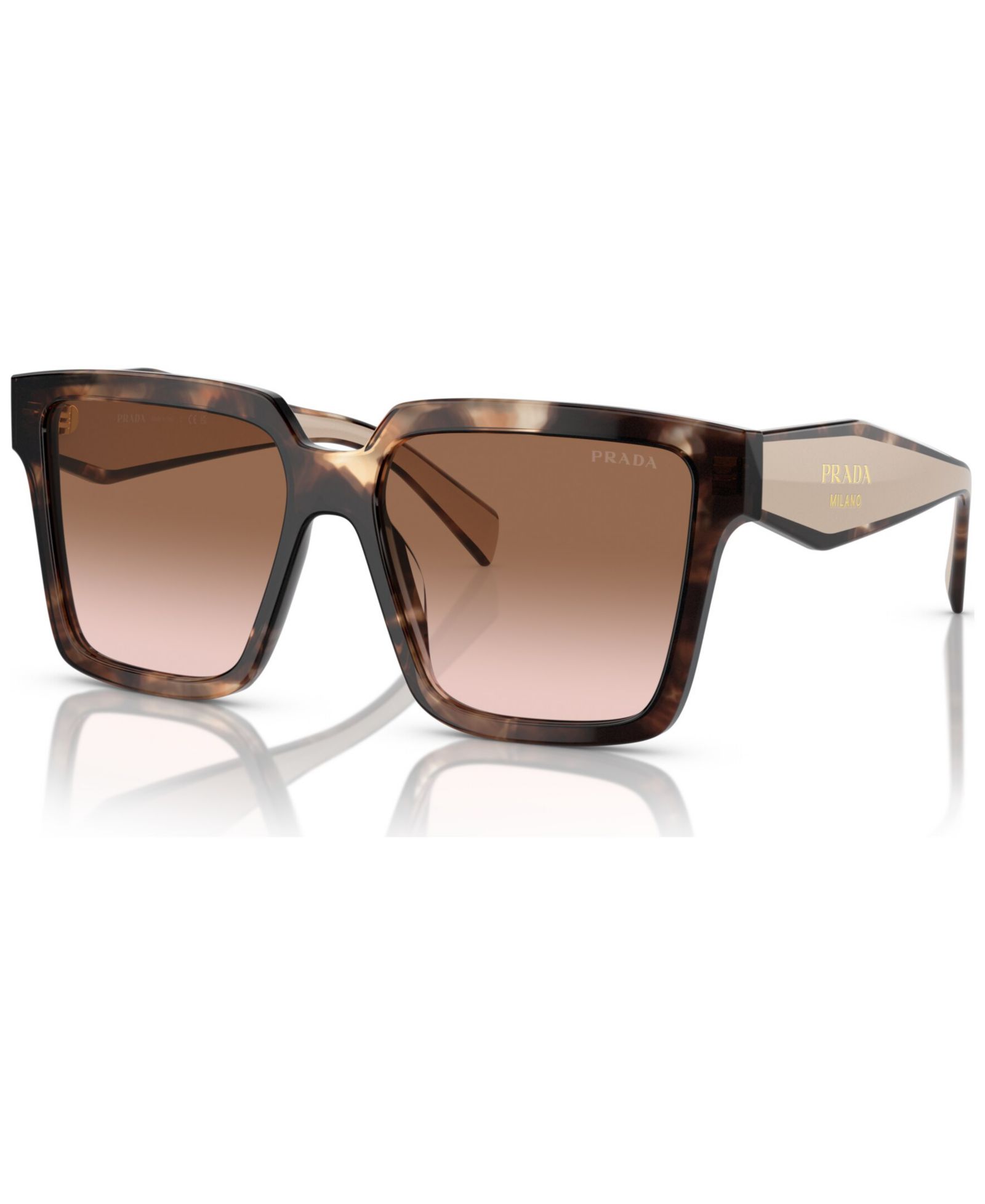 Prada Oversized Low Bridge Women's Sunglasses, PR 24ZSF