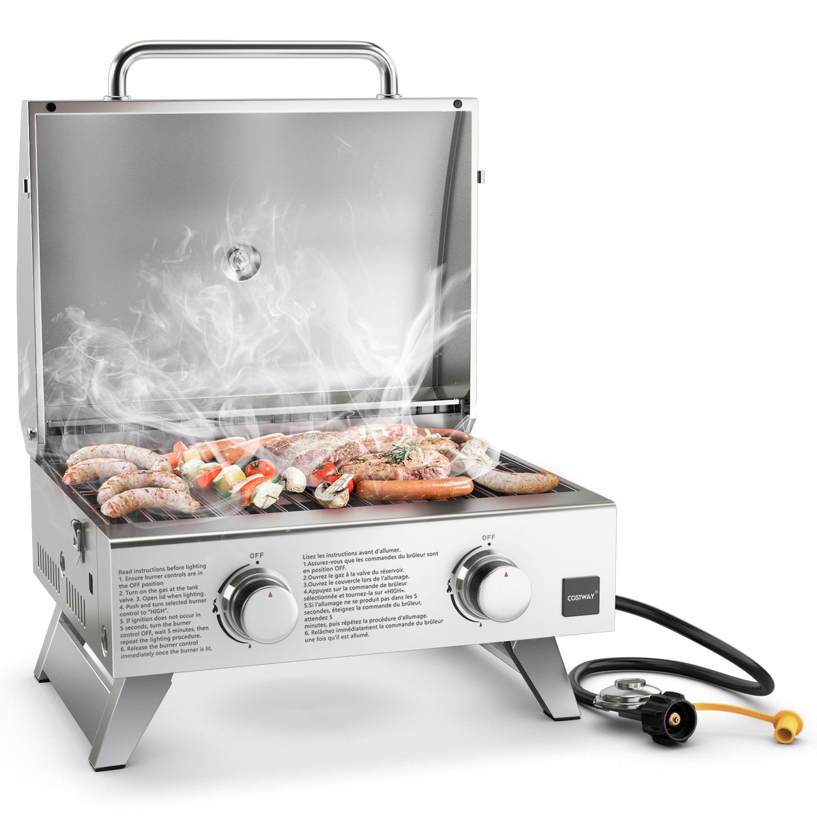 Grill из нержавеющей стали на пропан 20,000 BTU для улицы