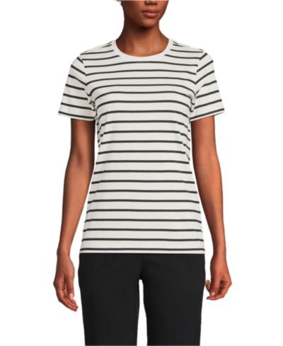 Ivory/black breton stripe
