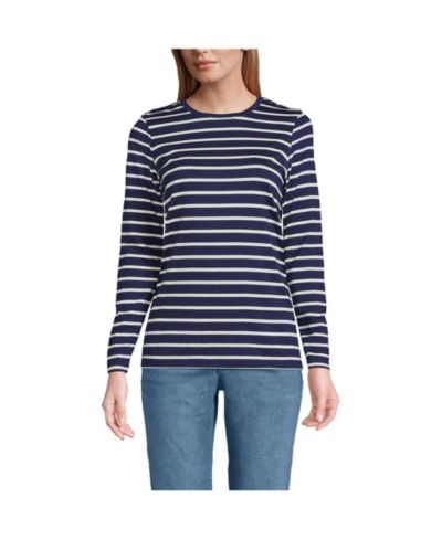 Deep sea navy breton stripe